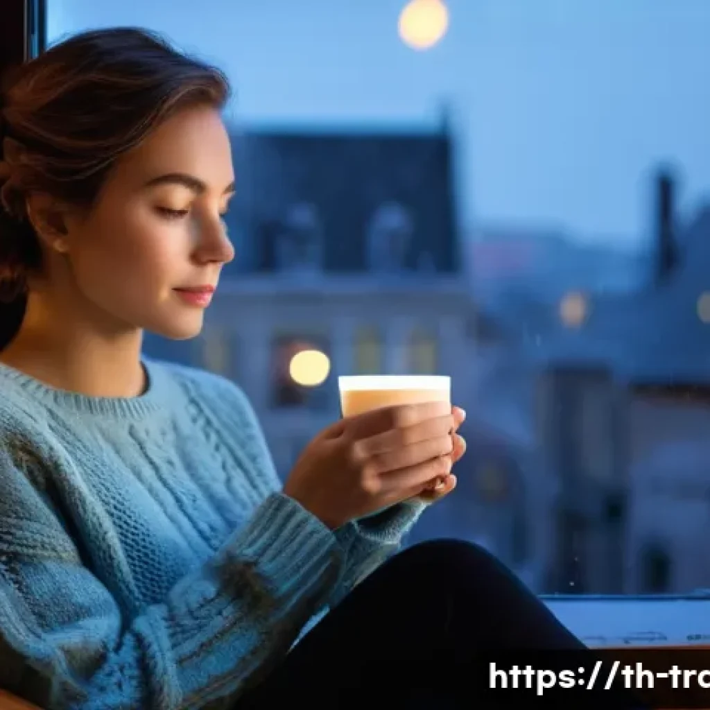 번역사 자격증 준비의 시작점 - **Prompt 1: Cozy Cafe Reading Scene**
A young woman in her late 20s is comfortably seated in a p...